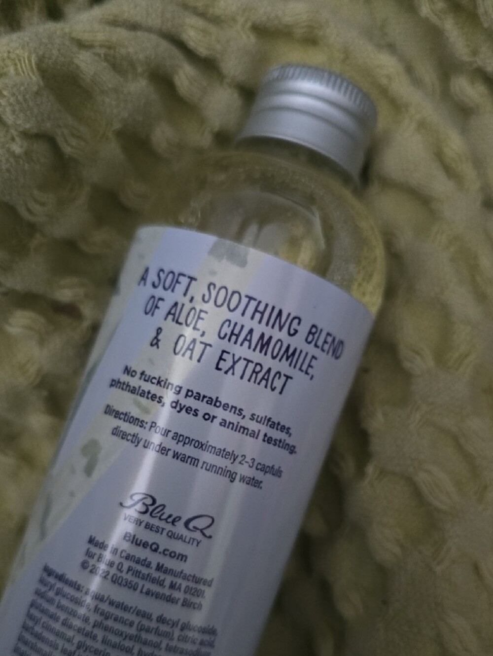 Blue Q Lavender Bubble Bath Im A Delicate F-*ng Flower 8 Oz Bottle - Picture 2 of 3